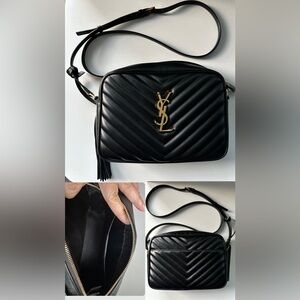 YSL Lou Camera Bag (WITH BACK POCKET & Tassel)